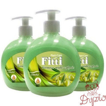 Mydło w płynie z dozownikiem FITTI 500ml oliwka  7539
