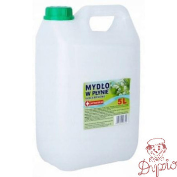 Mydło w płynie 5L antybakteryjne białe perłowe 185104