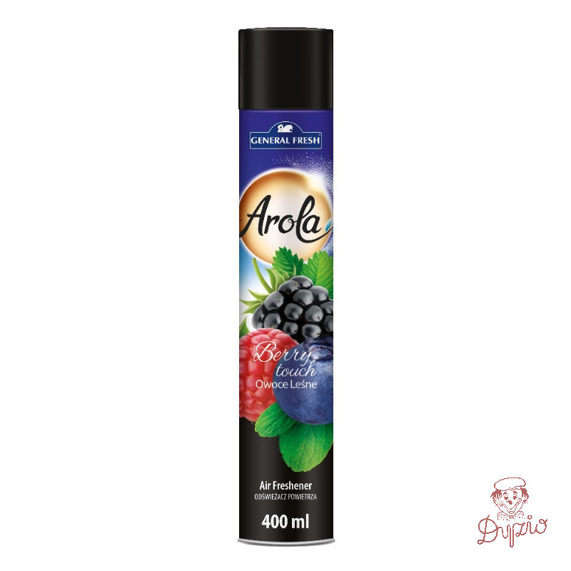 Odświeżacz powietrza AROLA Spray 400ml Owoce Leśne GENERAL FRESH