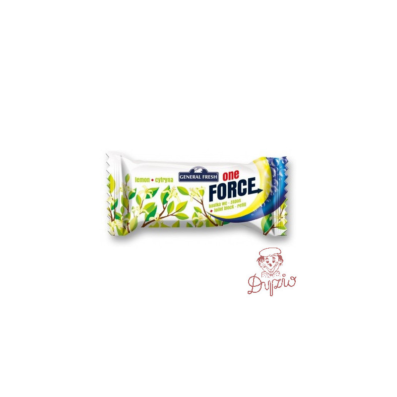 Kostka zapas do WC FORCE ONE 40g cytryna 16368