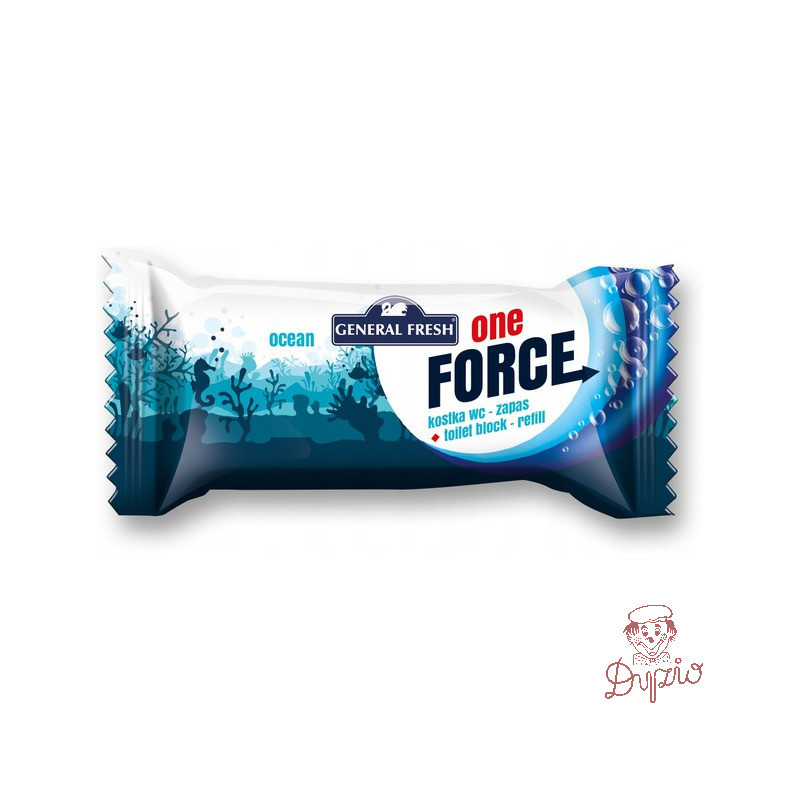 Kostka zapas do WC FORCE ONE 40g morski