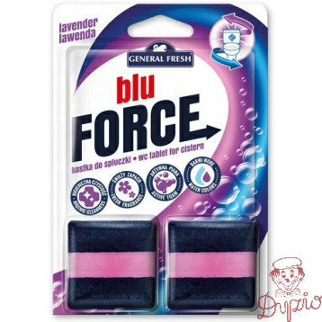 Kostka do WC BLU FORCE do spłuczki 50g (2 sztuki) lawenda GENERAL FRESH