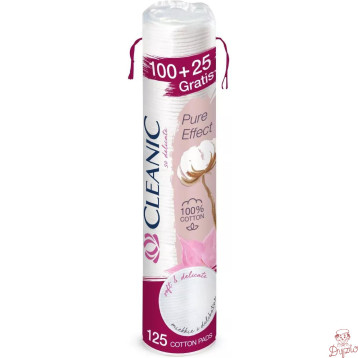 Płatki kosmetyczne CLEANIC (125 sztuk) Pure Effect