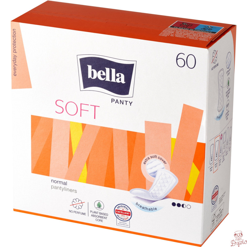 Wkładki BELLA PANTY (60 sztuk) Soft