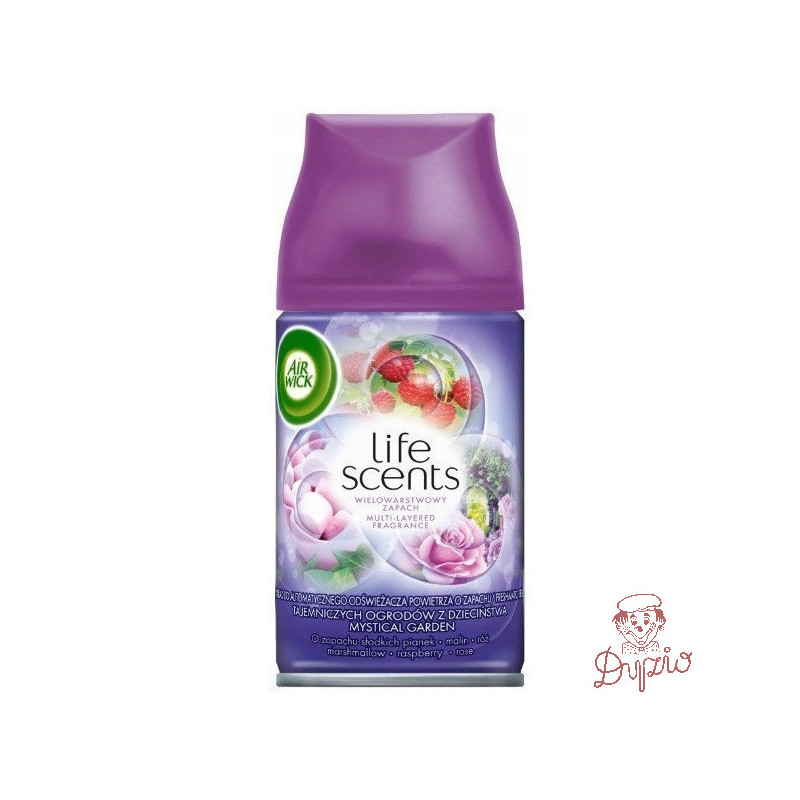 Wkład do odświeżacza AIR WICK Freshmatic 250ml Tajemnicze Ogrody/Musująca róża z maliną