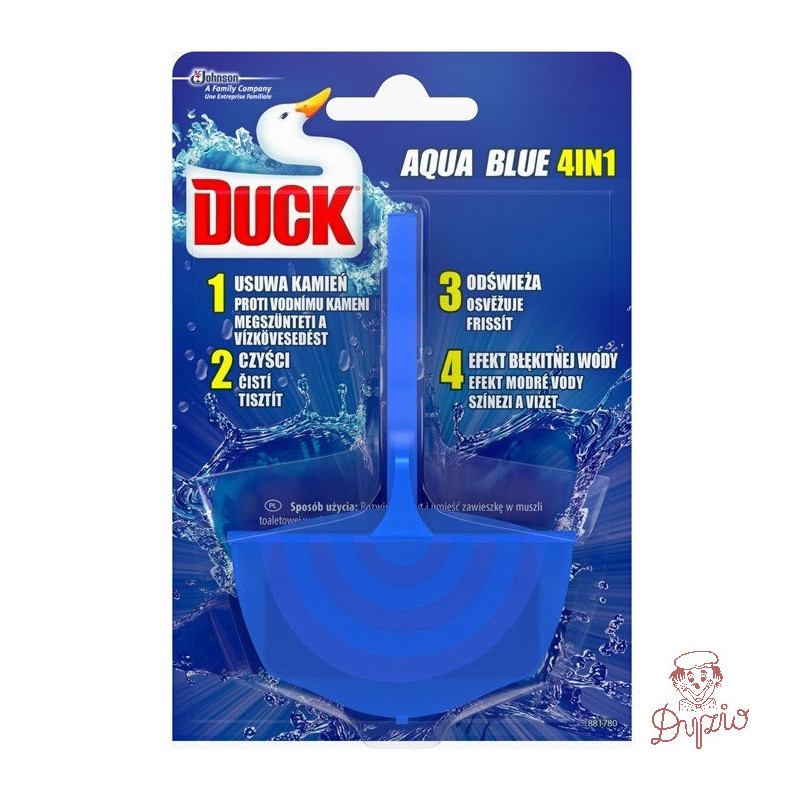 Zawieszka do WC DUCK Aqua Blue 40g 4w1