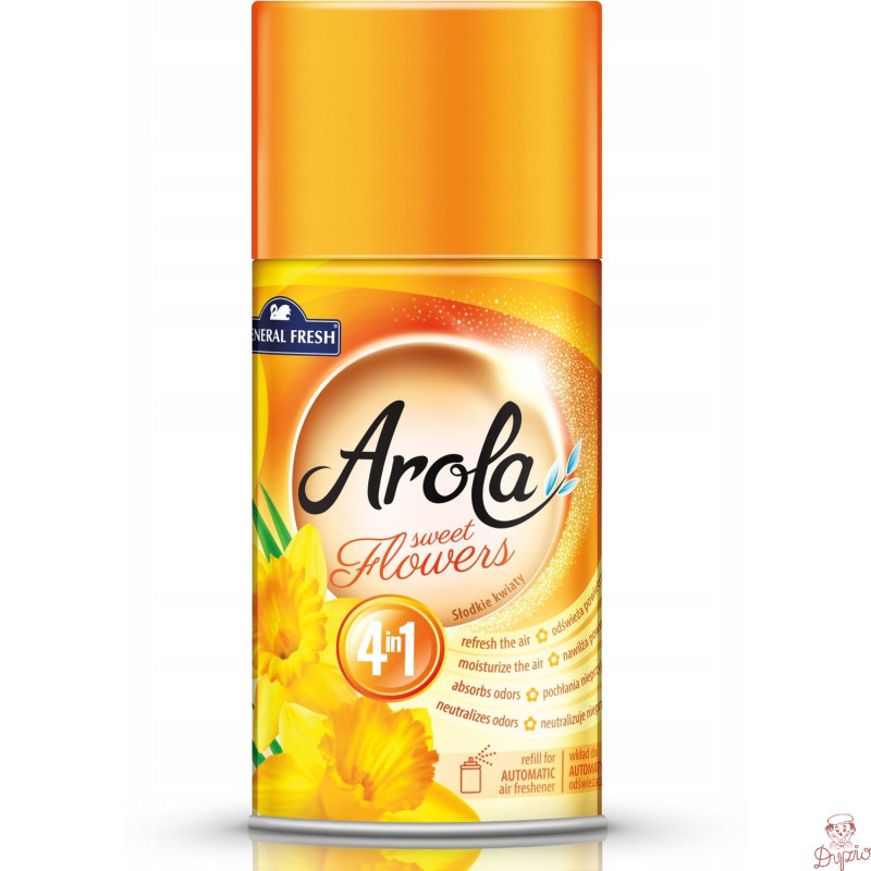 Wkład do odświeżacza AROLA 250ml słodkie kwiaty GENERAL FRESH