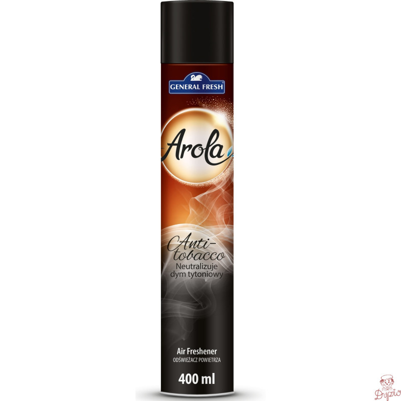 Odświeżacz powietrza AROLA Spray 400ml antytabak GENERAL FRESH