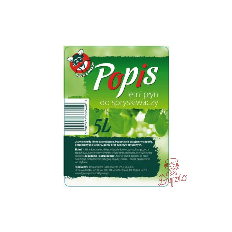 Płyn do spryskiwaczy POPIS 5l letni