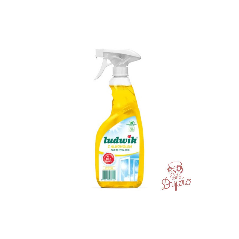Płyn do szyb i glazury LUDWIK 600ml lemon z alkoholem
