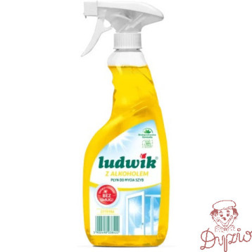 Płyn do szyb i glazury LUDWIK 600ml lemon z alkoholem