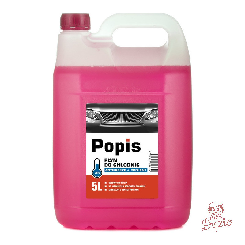 Płyn do chłodnic POPIS 5l różowy