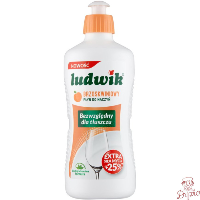 Płyn do naczyń LUDWIK 450g brzoskwiniowy