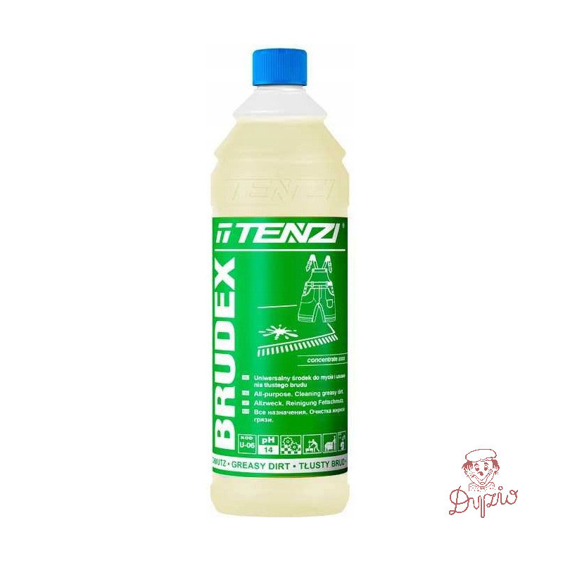 Płyn TENZI BRUDEX do usuwania tłustego brudu 1l. koncentrat (U-06/001)
