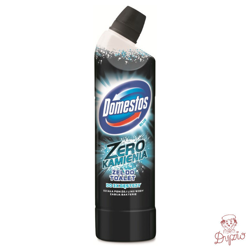 Żel do czyszczenia WC DOMESTOS 750 ml ZERO Kamienia BLUE