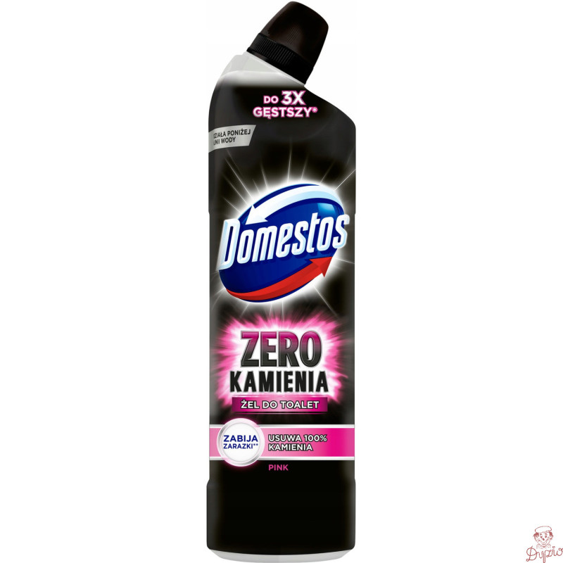 Żel do czyszczenia WC DOMESTOS 750 ml ZERO Kamienia PINK