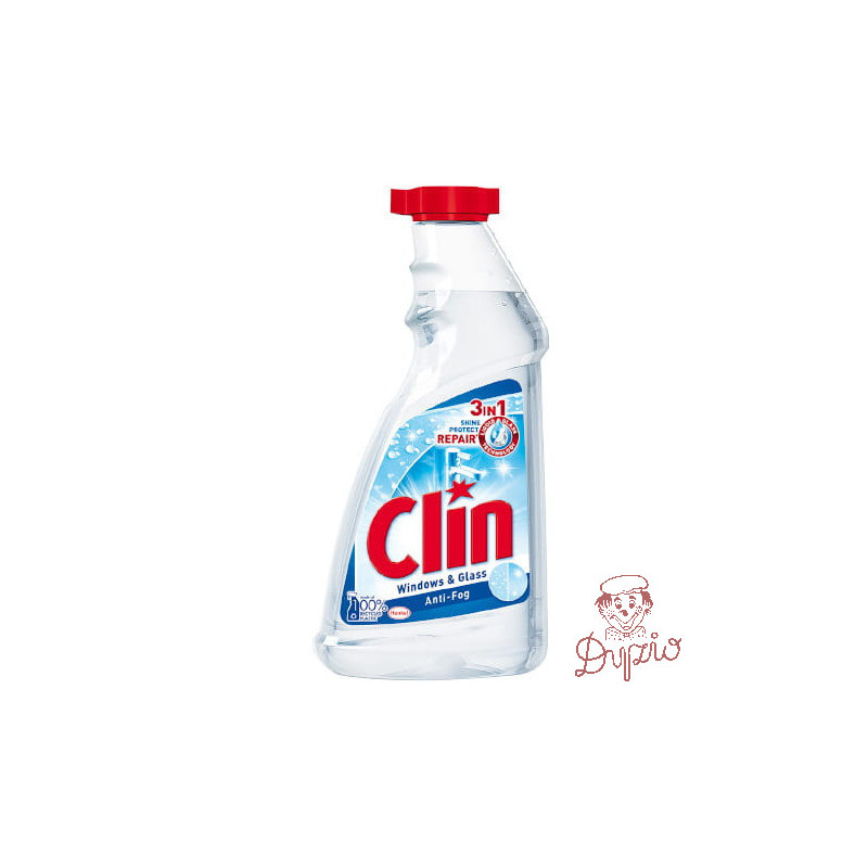 Płyn do szyb CLIN 500ml uzupełnienie Anti-Fog