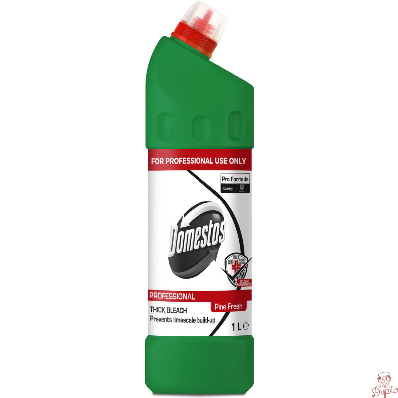 Płyn do mycia WC DOMESTOS Professional 1000 ml Pine fresh (zielony)