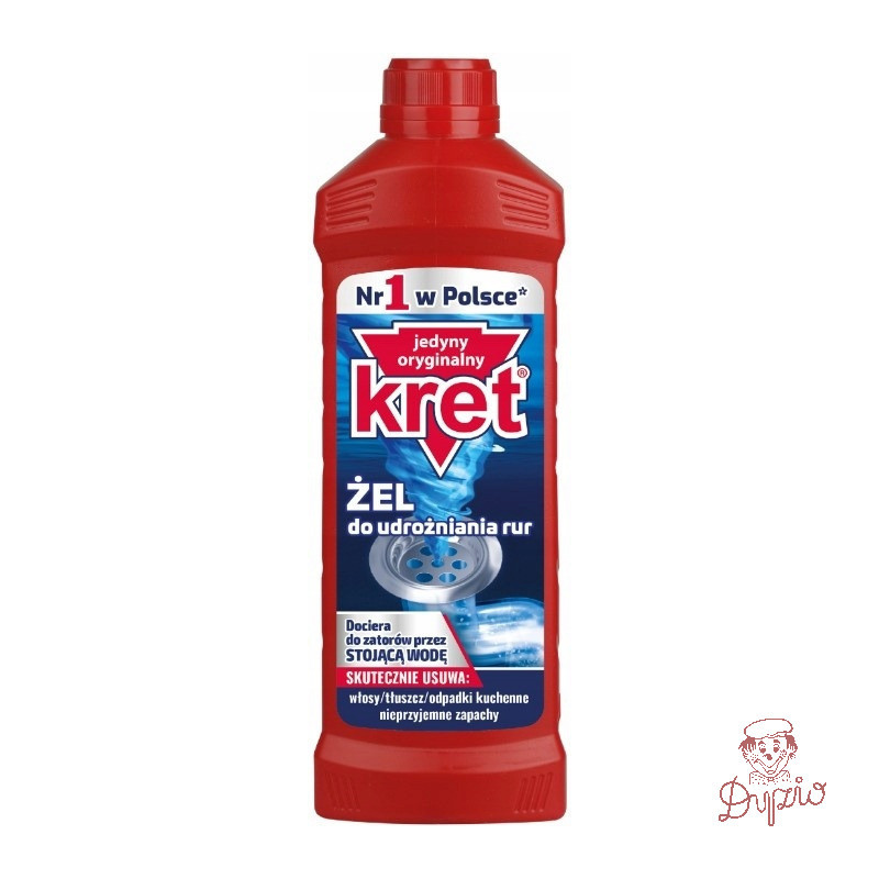 Żel do udrażniania rur KRET 500g  1007152