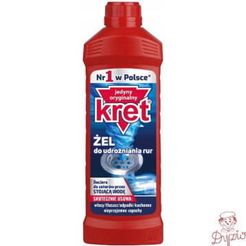 Żel do udrażniania rur KRET 500g  1007152