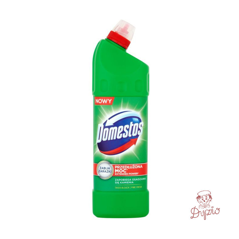 Płyn do mycia WC DOMESTOS 1000 ml Pine fresh (zielony)
