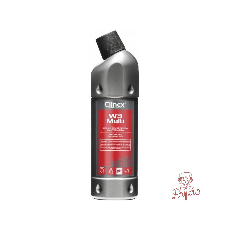 Koncentrat CLINEX do mycia sanitariatów i łazienek W3 MULTI 1L (CL77076)