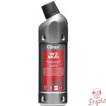 Koncentrat CLINEX do mycia sanitariatów i łazienek W3 MULTI 1L (CL77076)
