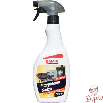 Płyn KAMIX PRZYPALENIA I SADZA czyści grille kominki piekarniki 500ml