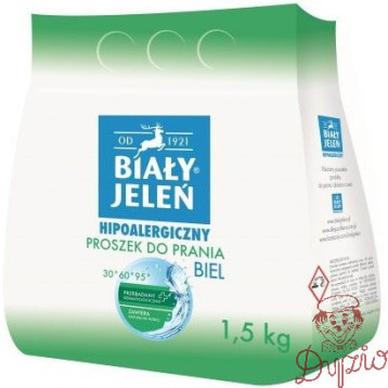Proszek do prania BIAŁY JELEŃ 1,5kg do białego