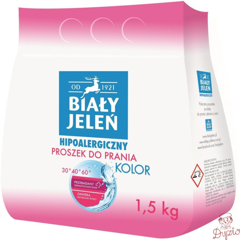 Proszek do prania BIAŁY JELEŃ 1,5kg do koloru