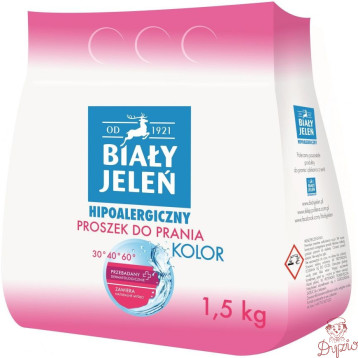 Proszek do prania BIAŁY JELEŃ 1,5kg do koloru