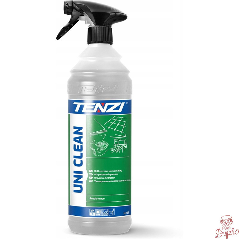 Płyn TENZI UNI CLEAN do odplamiania i odtłuszczania 1l. (U-01/001)