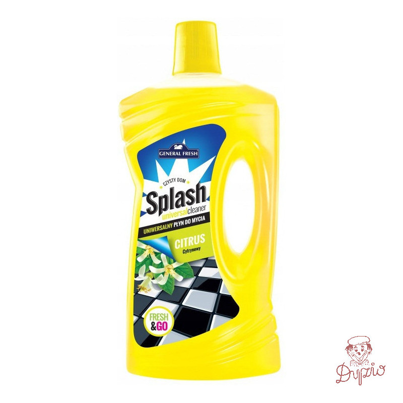 Płyn do mycia SPLASH uniwersalny 1L CYTRYNA GENERAL FRESH