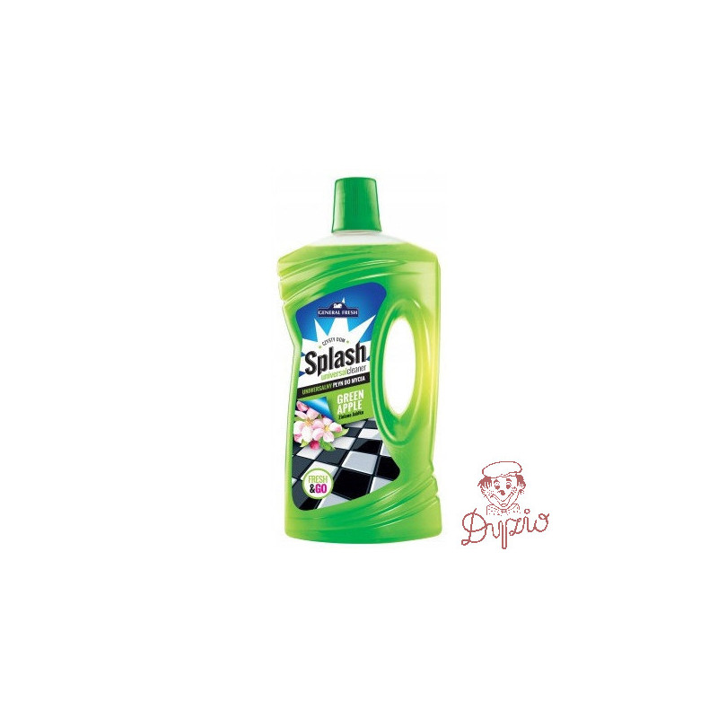 Płyn do mycia SPLASH uniwersalny 1L zielone jabłko GENERAL FRESH
