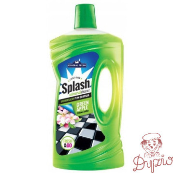 Płyn do mycia SPLASH uniwersalny 1L zielone jabłko GENERAL FRESH