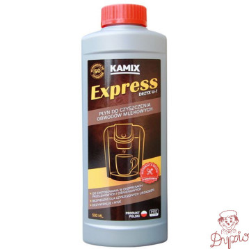 Płyn KAMIX EXPRESS DEZYX U-1 do czyszczenia przewodów mlekowych w ekspresach 500ml