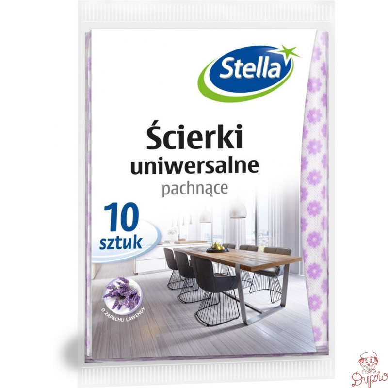 Ściereczki uniwersalne o zapachu lavendy(10)ST1-PS-5571 STELLA
