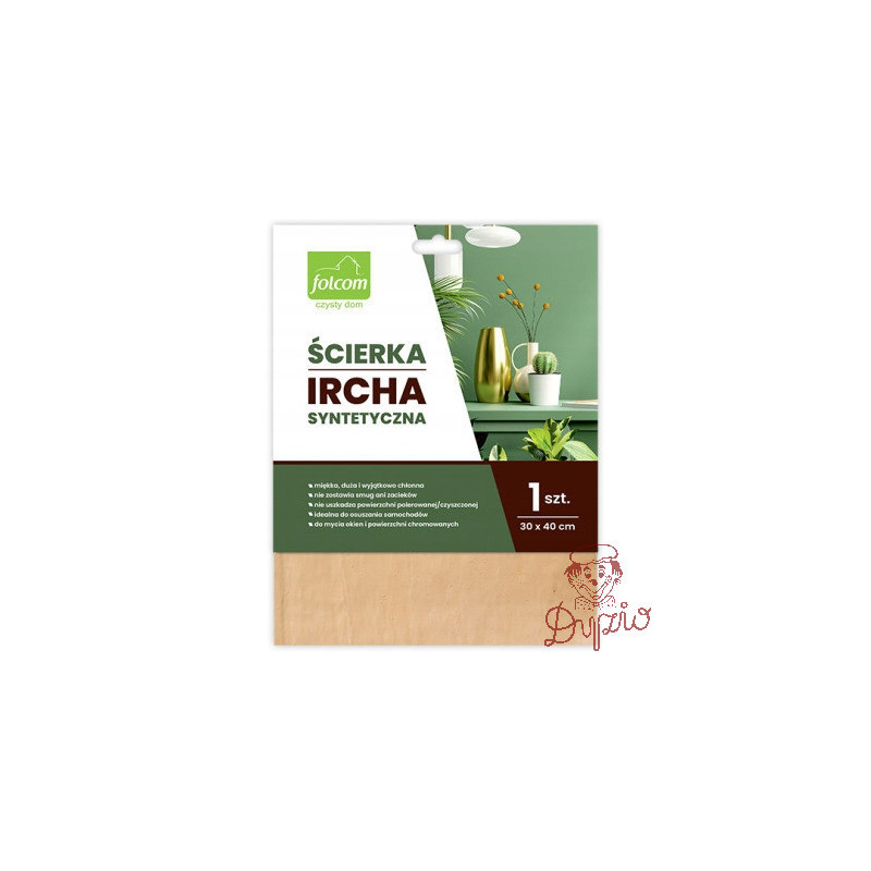 Ścierka IRCHA syntetyczna 30x40cm FOLCOM ŚC02/20/11
