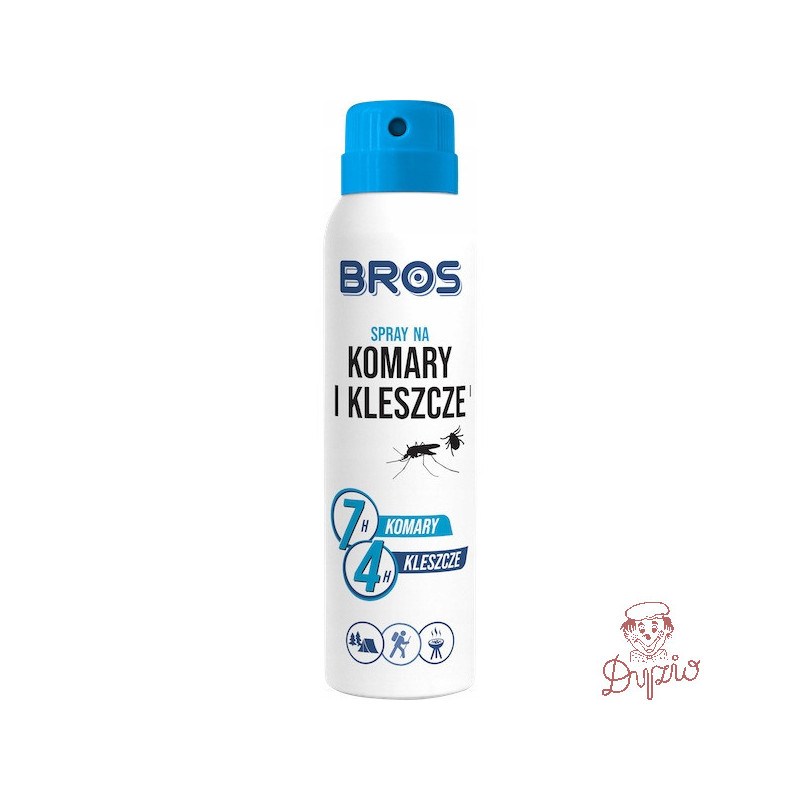 Spray na komary i kleszcze 90ml BROS