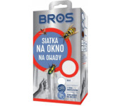 Siatka na okno na owady 130x150cm biała BROS