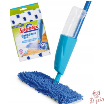 Mop płaski ze spryskiwaczem SPONTEX Quick Spray Duo 19800148
