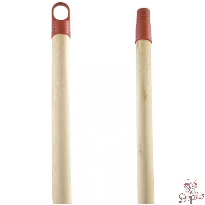 Kij do miotły drewniany 120cm z gwintem
