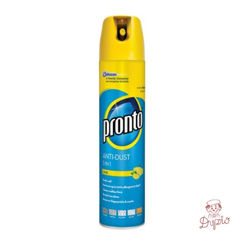 Spray przeciw kurzowi PRONTO 300ml lime połysk