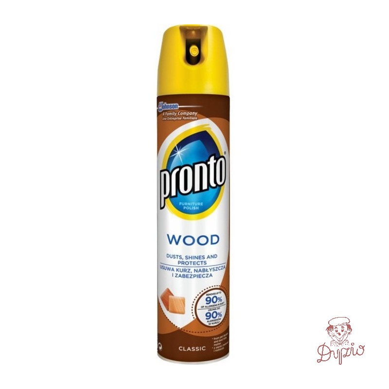 Spray przeciw kurzowi PRONTO 300ml Wood Classic