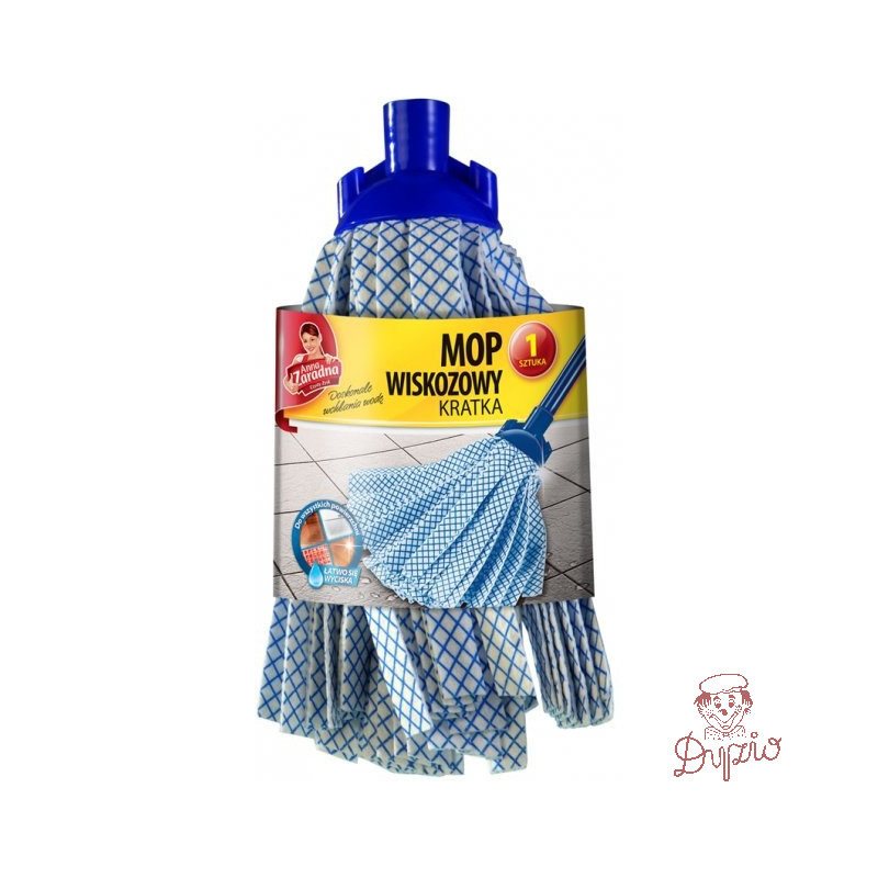 Mop wiskozowy kratka PB-3937 ANNA ZARADNA