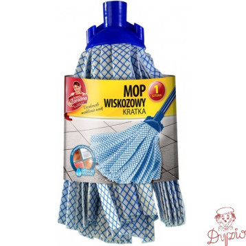 Mop wiskozowy kratka PB-3937 ANNA ZARADNA