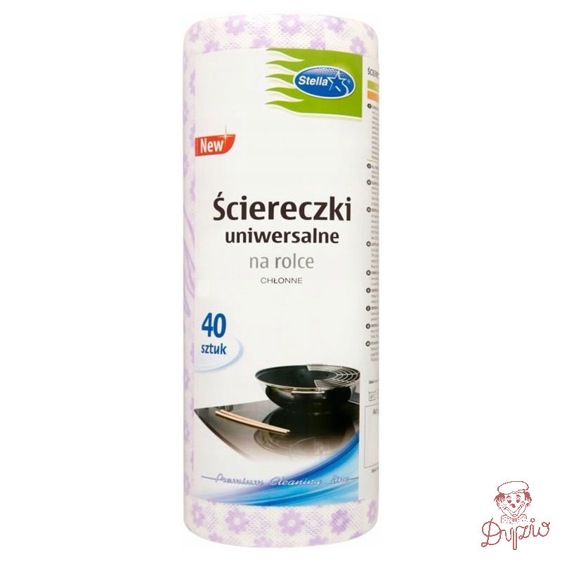 Ściereczki uniwersalne na rolce 40szt. PS-2954 STELLA