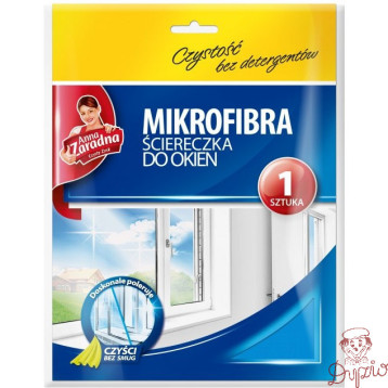 Ściereczka z mikrofibry do okien ANNA ZARADNA PS-2602