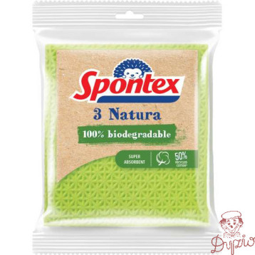 Ścierki gąbczaste Natura (3szt) SPONTEX 97042394/97042158