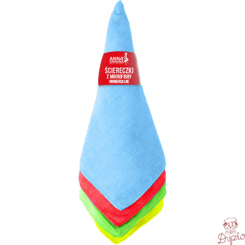 Ściereczki z mikrofibry uniwersalne 4szt ANNA ZARADNA PS-5588